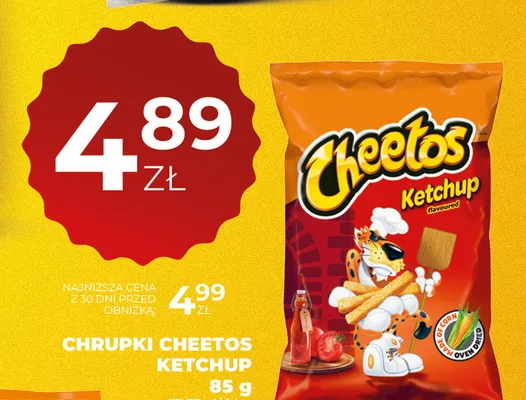 Chrupki Cheetos Ketchup promocja w Duży Ben