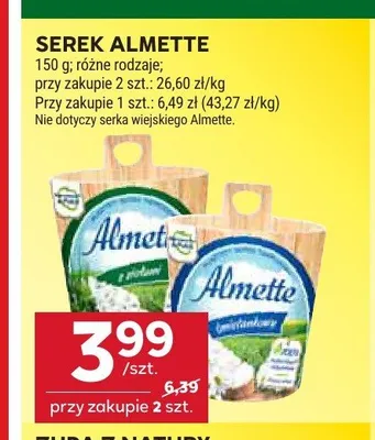 Serek Almette promocja w Stokrotka