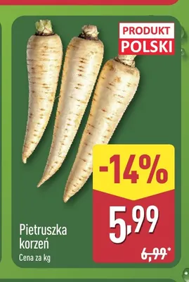 Pietruszka korzeń promocja w Aldi