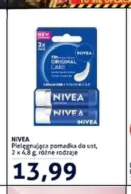 Pielęgnująca pomadka do ust 2-pak Nivea promocja w Blue Stop