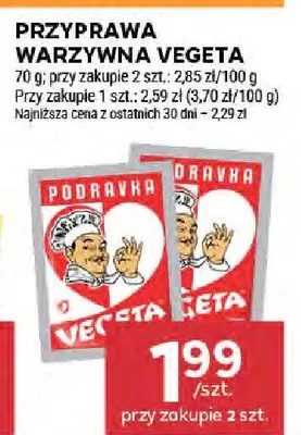 Przyprawa warzywna Vegeta różne rodzaje promocja w Stokrotka