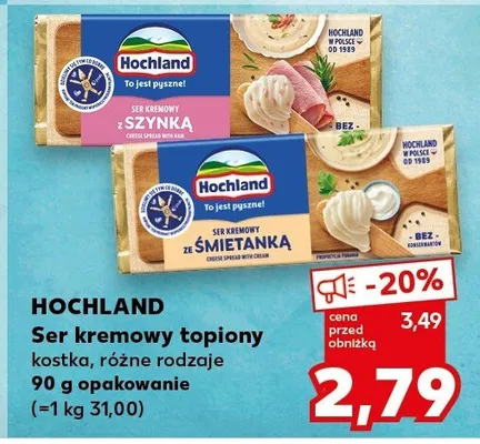 Ser kremowy topiony kostka, różne rodzaje promocja w Kaufland
