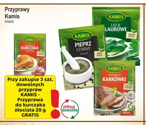 Przyprawy Kamis promocja w Marketvita