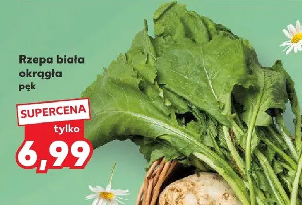 Rzepa biała okrągła pęk promocja w Kaufland