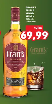 Whisky Grant's Triple Wood promocja w Kaufland