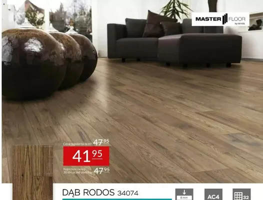 Panele laminowane Dąb Rodos 34074 Master Floor promocja w Abra Meble