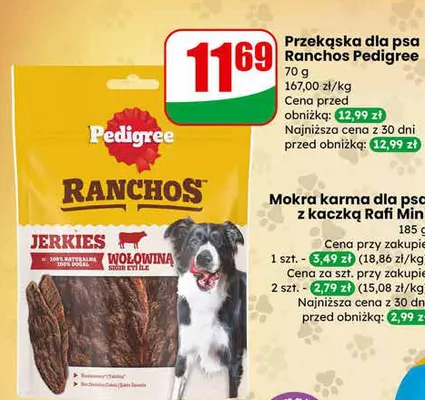 Mokra karma dla psa z kaczką promocja w Dino