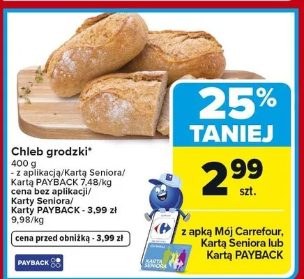 Chleb grodzki Carrefour promocja
