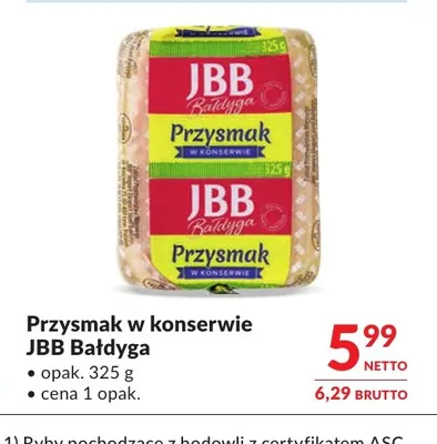 Przysmak w konserwie promocja w Makro