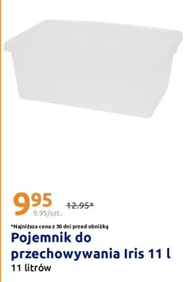 Pojemnik do przechowywania Iris 11 l promocja w Action