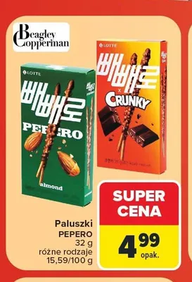 Paluszki Lotte Pepero Almond promocja w Carrefour