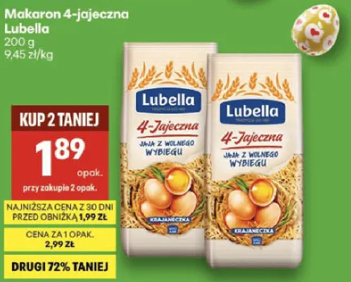 Makaron 4-jajeczna promocja w Delikatesy Centrum