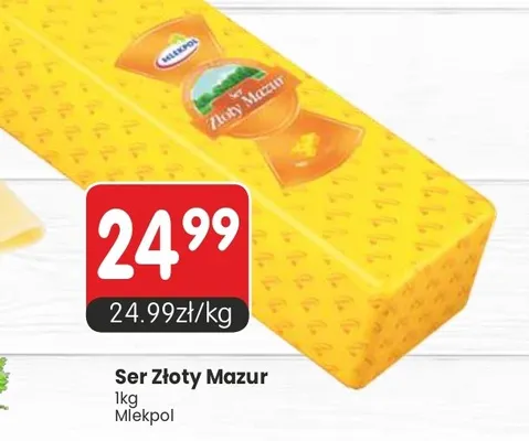 Ser Złoty Mazur Mlekpol promocja w Market Point