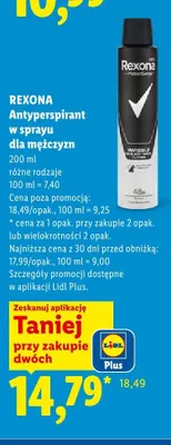 Antyperspirant w sprayu dla mężczyzn promocja w Lidl
