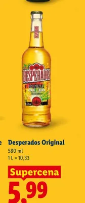 Piwo Desperados Original promocja w Lidl