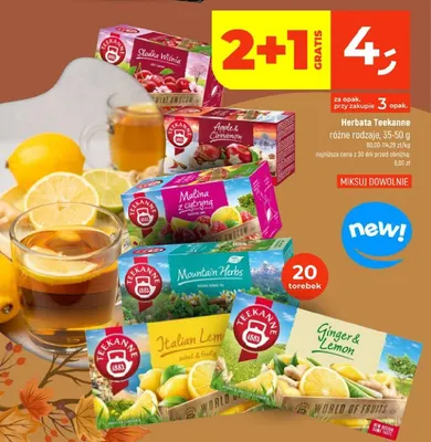 Herbata Teekanne Malina z cytryną promocja w Dealz