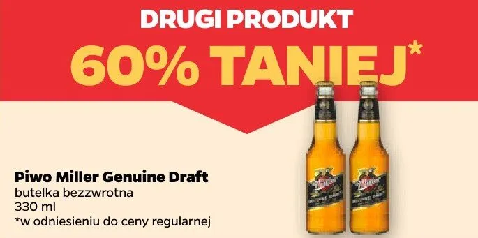 Piwo butelka bezzwrotna promocja w Netto