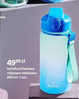 Butelka tritanowa Rockle miętowo-niebieska promocja w Empik
