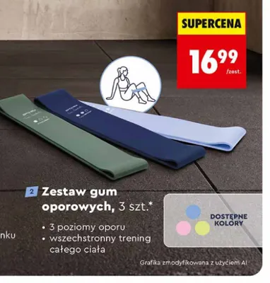 Zestaw gum oporowych 3 szt. Spokey promocja w Biedronka