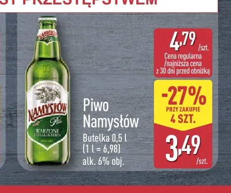 Piwo Namysłów promocja w Aldi