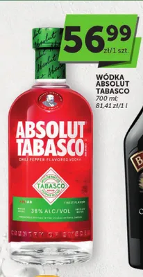 Wódka Absolut Tabasco promocja w Groszek