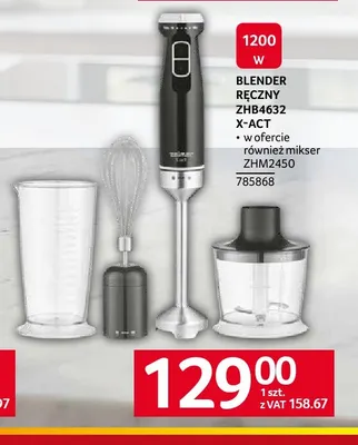 Blender ręczny ZHB4632 X-ACT Zelmer promocja w Selgros