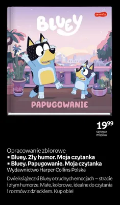 Książka Bluey. Papugowanie. Moja czytanka promocja w Empik