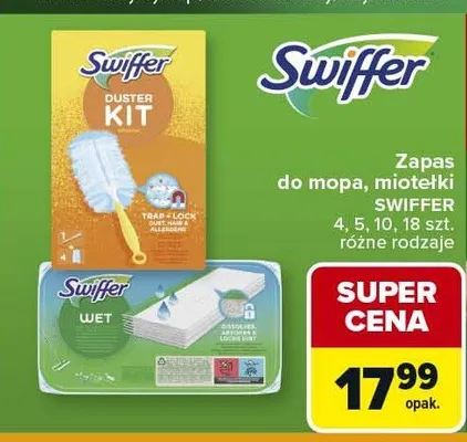 Zapas do mopa, miotełki różne rodzaje promocja w Carrefour