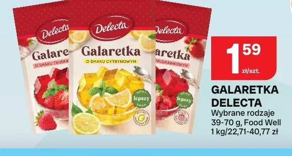 Galaretka Delecta promocja w Chorten