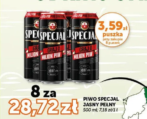 Piwo Specjal Jasny Pełny promocja w ABC