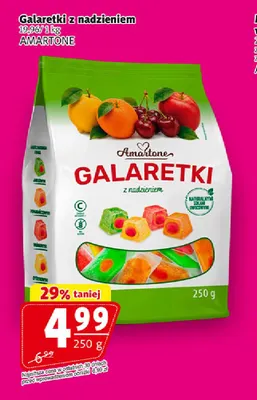 Galaretki z nadzieniem Amartone promocja w Prim Market