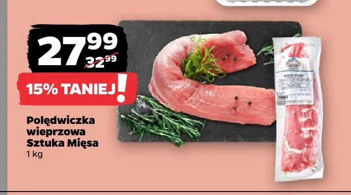 Polędwiczka wieprzowa Sztuka Mięsa promocja w Netto