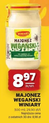 Majonez wegański Winiary promocja w Stokrotka