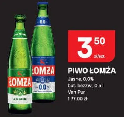 Piwo Łomża Jasne promocja w Chorten