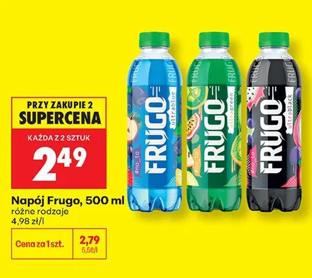Napój Frugo Ultrablack promocja w Biedronka