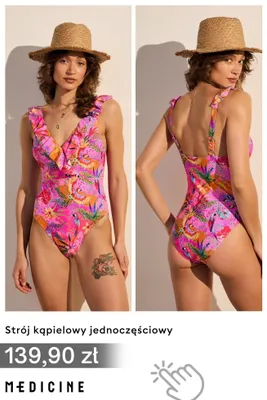 Strój kąpielowy jednoczęściowy Medicine promocja w Medicine