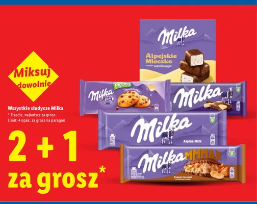 Czekolada Milka MMMAX Peanut Caramel promocja w Lidl