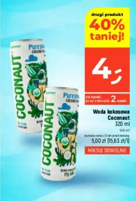 Woda kokosowa promocja w Dealz