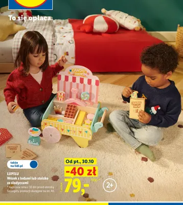 Wózek z lodami Lupilu promocja w Lidl