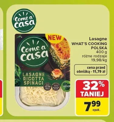Lasagne Come a Casa promocja w Carrefour Market