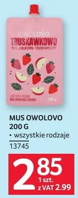 Mus Owolovo 200G promocja w Selgros