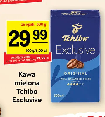 Kawa mielona Tchibo Exclusive promocja w Gram Market
