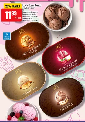 Lody Royal Gusto śmietankowo-toffi promocja w POLOmarket