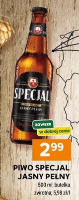 Piwo Specjal jasny pełny promocja w Stokrotka