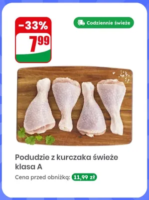 Podudzie z kurczaka świeże klasa A promocja w Dino