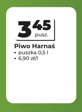 Piwo Harnaś promocja w Odido