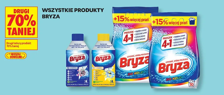 Płyn do czyszczenia pralki Bryza promocja w Biedronka