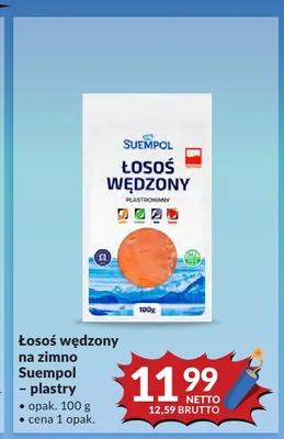 Łosoś wędzony na zimno Suempol plastry promocja w Makro