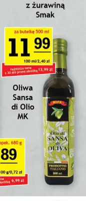 Oliwa Sansa di Olio MK promocja w Gram Market