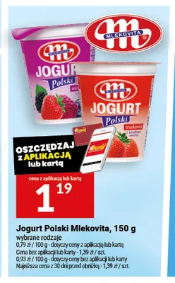 Jogurt Polski Mlekovita promocja w Twój Market